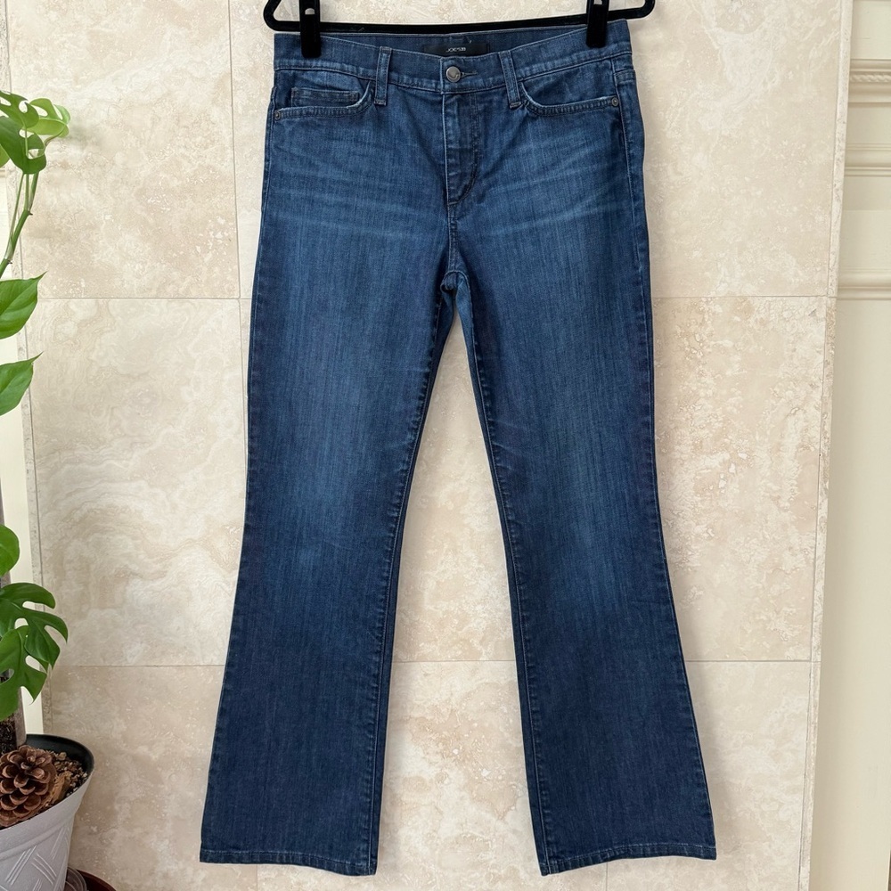 Joe’s Jeans Provocateur W28 Dark Wash Bootcut Stretch Denim Mid Rise EUC